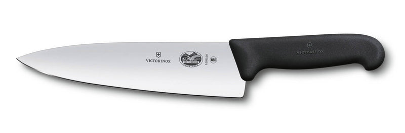 Couteau à découper Victorinox Fibrox lame 20cm extra large noir