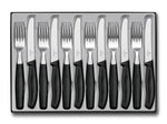Ménagère 12 pièces Victorinox Swissclassic acier inox couteaux bout rond