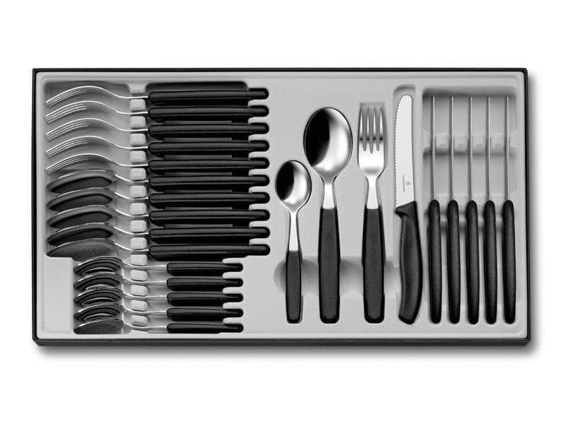 Ménagère 24 pièces Victorinox Swissclassic acier inox 18/10 couteaux bout rond