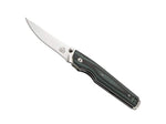 Couteau pliant Puma-Tec G10 vert/noir manche 12,5cm + clip