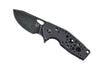 Couteau pliant Fox Suru inox manche alu 9cm + clip - Noir