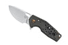 Couteau pliant Fox Suru fibre de carbone noir/titanium 9cm - Bronze