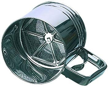 Tamis à farine automatique inox Ø12,3cm