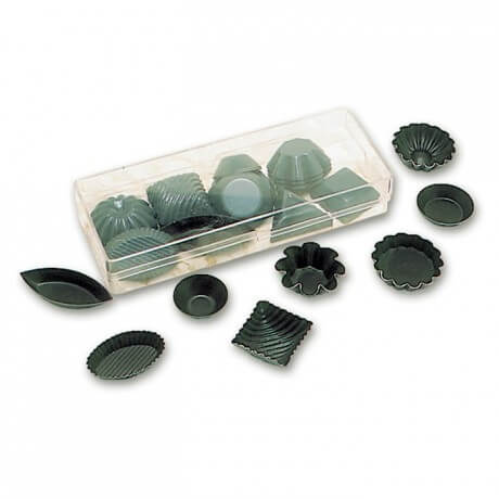Lot de 50 moules à petits fours assortis Matfer Exopan® + blister