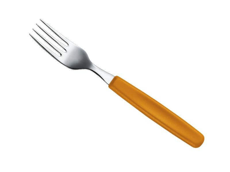 Boîte de 6 fourchettes Victorinox SwissClassic manches oranges