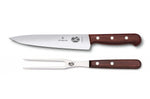 Set de découpe Victorinox Wood 1 couteau à découper + 1 fourchette à viande