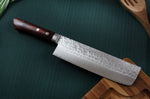 Couteau nakiri japonais artisanal Masutani 16.5cm martelé