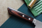 Couteau nakiri japonais artisanal Masutani 16.5cm martelé