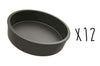 Lot de 12 moules à quiche ou millasson Exoglass® Matfer