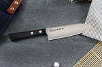 Couteau santoku japonais Kanetsugu Rev 21 lame 13.5cm micro dentée