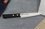 Couteau universel japonais Kanetsugu Rev 21 lame 13cm micro dentée