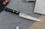 Couteau universel japonais Kanetsugu Rev 21 lame 13cm micro dentée