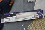 Couteau de chef japonais Kanetsugu Rev 21 lame 18cm micro dentée
