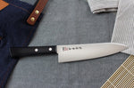 Couteau de chef japonais Kanetsugu Rev 21 lame 18cm micro dentée
