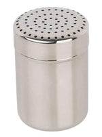 Saupoudreuse tout acier inox à couvercle perforé