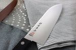 Couteau santoku japonais Kanetsugu Rev 21 lame 17cm micro dentée
