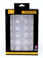 Boîte de 24 douilles choix du pâtissier Matfer en polycarbonate transparent