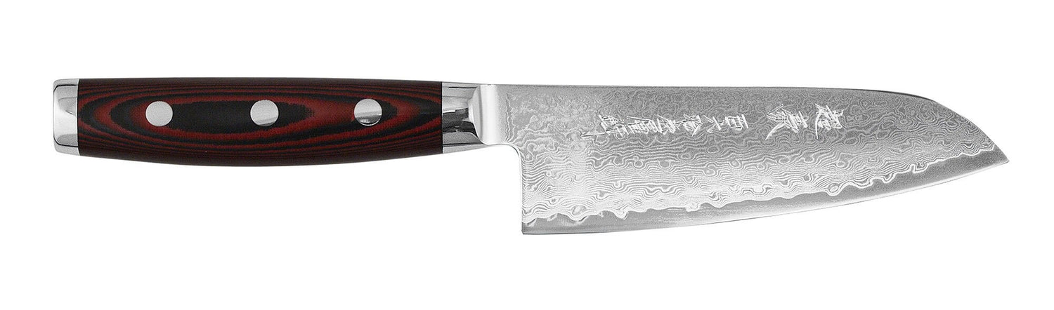 Couteau santoku japonais Yaxell SUPERGOU 12.5cm damas 161 couches