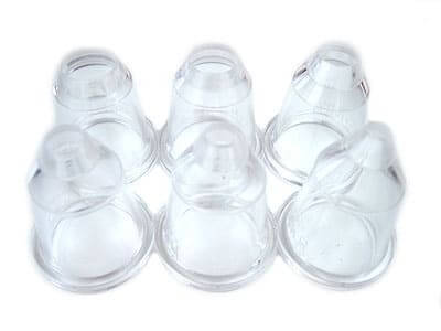 Lot de 6 douilles unies Matfer en polycarbonate