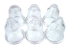 Lot de 6 douilles unies Matfer en polycarbonate