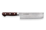 Couteau usuba japonais Kikusui Tsuchime damas 33 couches 17cm
