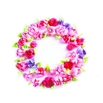 Boite de 12 douilles assorties tout inox décor floral