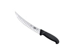 Couteau à abattre/boucher Victorinox Fibrox lame alvéolée dos renversé étroite