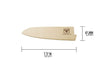Etui Yaxell pour couteaux de cuisine - Bois d'érable - 12 cm