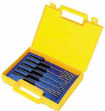 Boîte de 5 broches à tremper acier inox et manche polypropylène noir