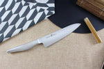Couteau de chef japonais Shizu Hamono Kyo San Mai tout acier - 18 cm