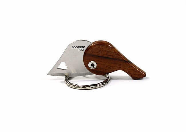 Couteau pliant porte-clés coeur LionSteel LionBeat 4.5cm - Santos
