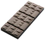Moule pour 6 tablettes de chocolat 50g en polycarbonate 120 x 53mm