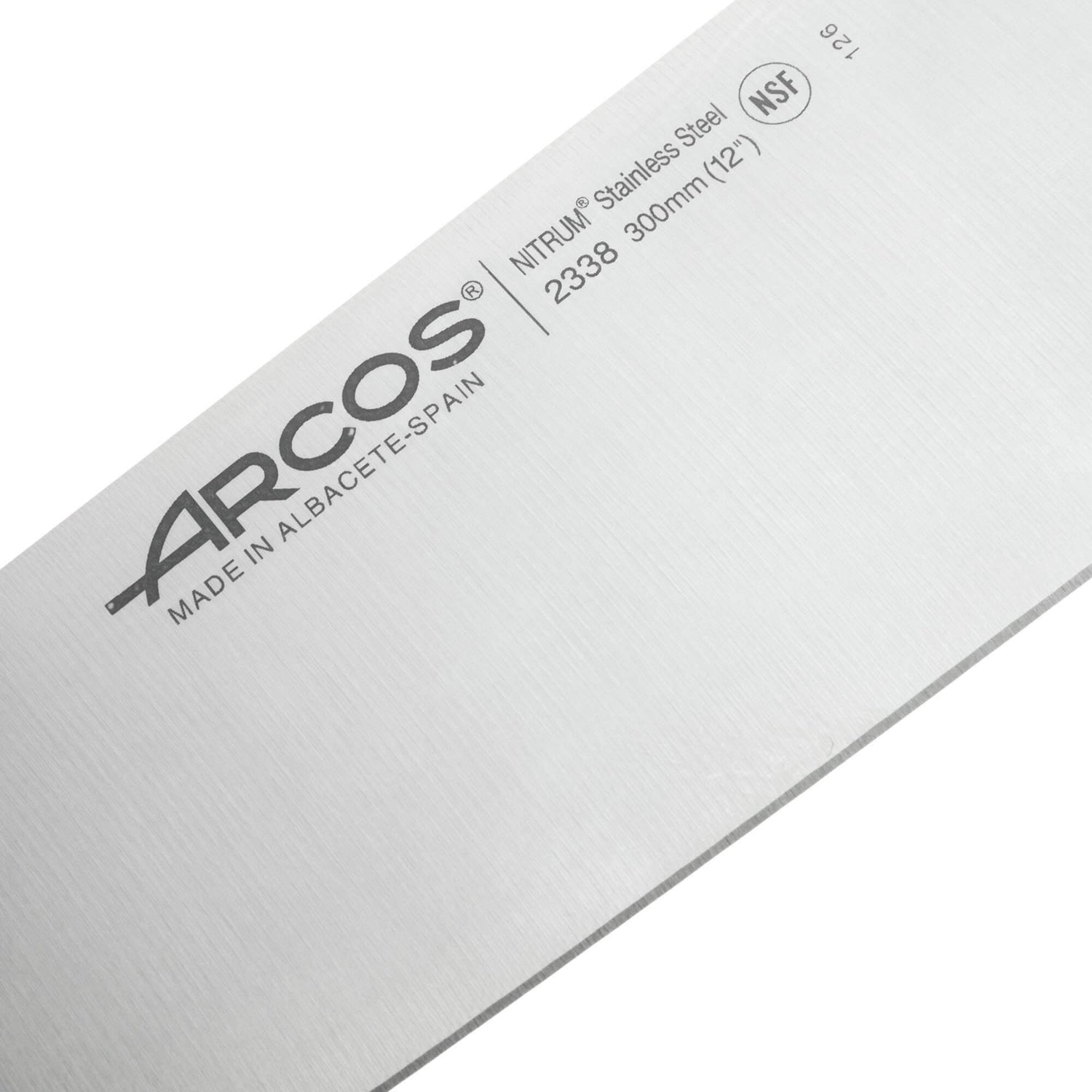 Couteau de chef forgé Riviera White Arcos lame 30cm acier NITRUM®