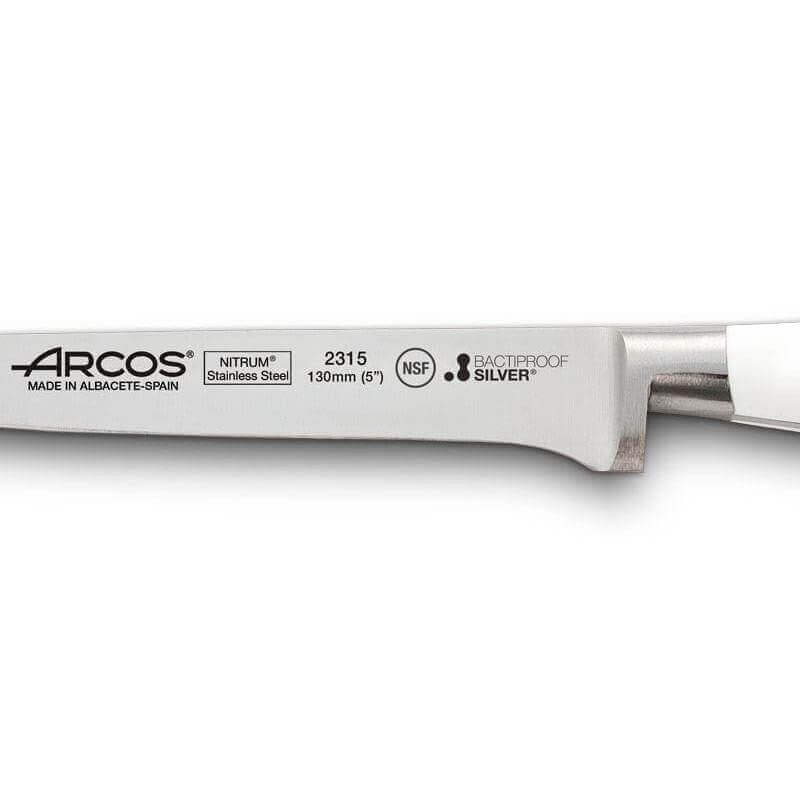 Couteau à désosser forgé Riviera White Arcos lame 13cm acier NITRUM®