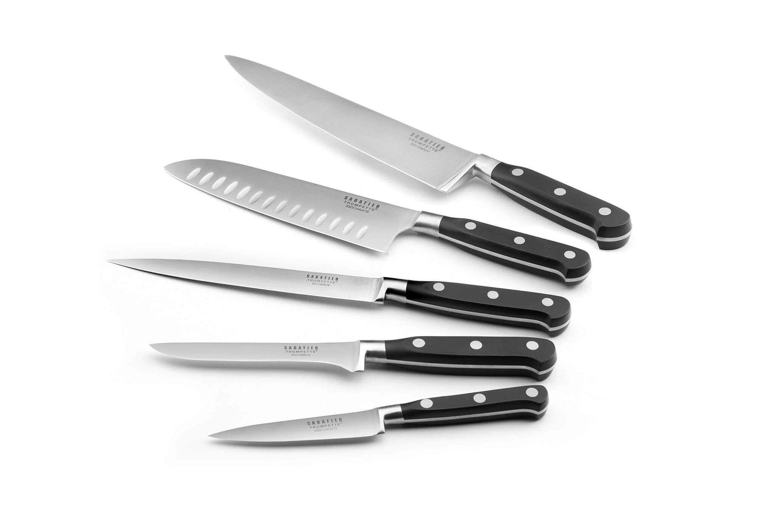 Mallette extra plate 5 couteaux de cuisine Sabatier Trompette Origin