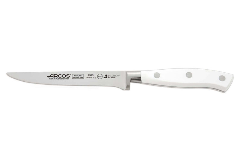 Couteau à désosser forgé Riviera White Arcos lame 13cm acier NITRUM®