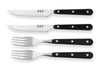 Coffret de table Wusaki 2 couteaux à steak 11cm + 2 fourchettes