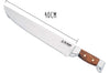 Couteau à thon Au Nain 2 mitres inox lame à dents manche kotibé - 40 cm