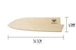 Couteau santoku japonais Yaxell SuperGou Ypsilon 16.5cm damas 193 couches