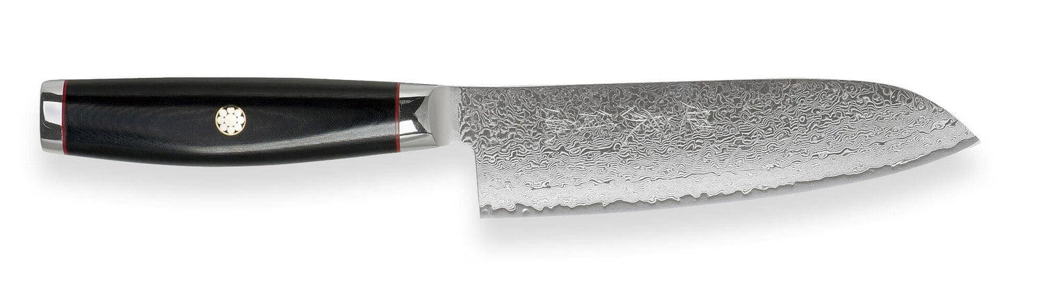 Couteau santoku japonais Yaxell SuperGou Ypsilon 16.5cm damas 193 couches