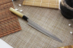 Couteau yanagiba japonais artisanal Yoshihiro Jyosaku White 2 steel 24cm