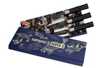 Coffret 3 couteaux Samura Super 5 damas : universel + santoku + nakiri