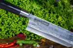 Coffret 3 couteaux Samura Super 5 damas : universel + santoku + nakiri