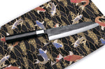 Coffret 3 couteaux Samura Super 5 damas : universel + santoku + nakiri