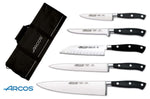 Mallette professionnelle Arcos Riviera 5 couteaux de cuisine forgés