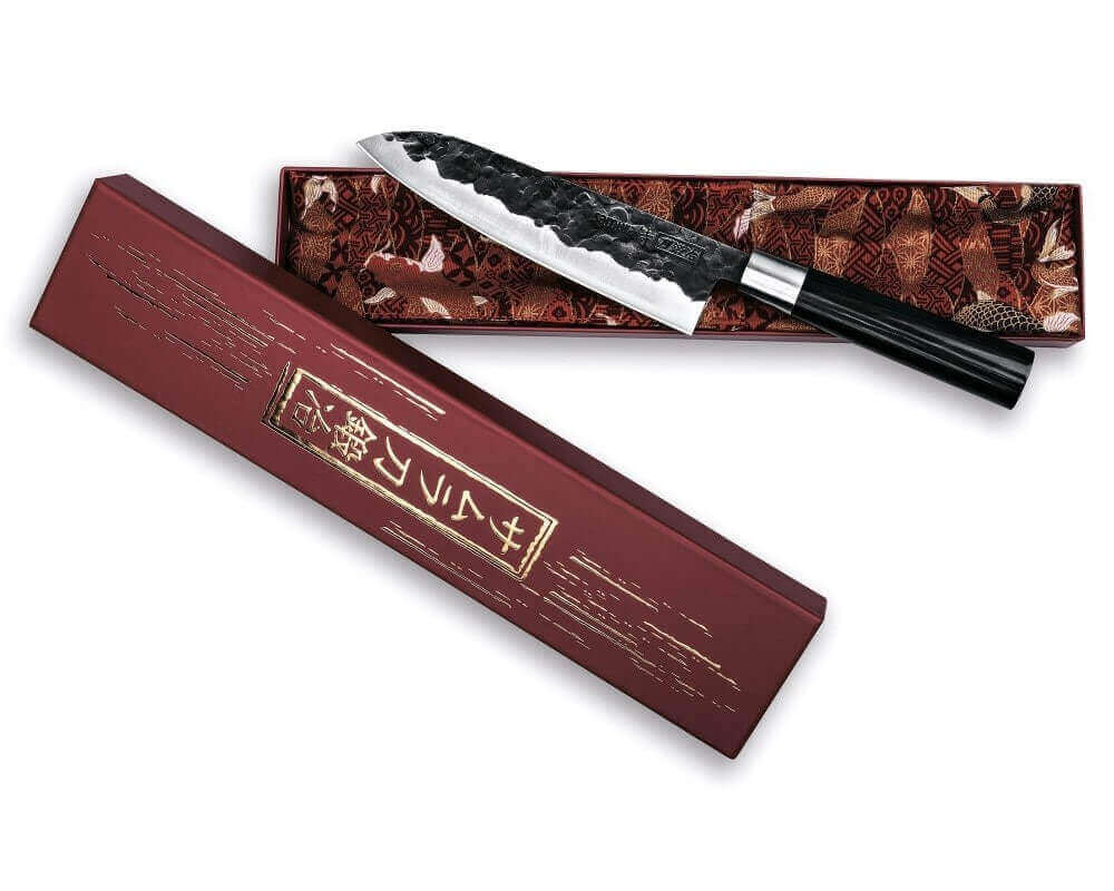 Couteau santoku Samura Blacksmith martelé 18cm