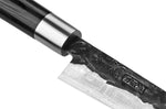 Coffret 3 couteaux Samura Blacksmith martelés : universel + santoku + nakiri