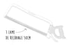 Lame de rechange pour scie de boucher Fischer standard 45cm