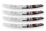 Coffret de table AU NAIN UP 4 couteaux à steak 11cm - Multicolore