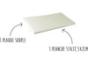 1 planche à découper professionnelle 53x32x2cm + 1 plaque flexible